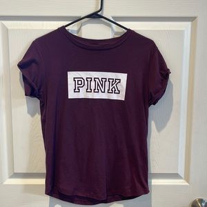 Victoria Secret maroon tshirt